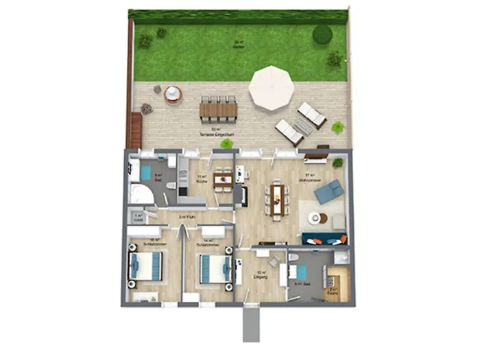 Brinkmannhaus Insellicht - Wellness und Entspannung - 2 Minuten zum Strand